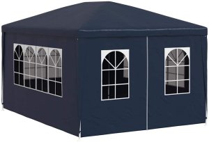 vidaXL Namiot imprezowy, 3 x 4 m, niebieski 2