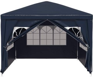 vidaXL Namiot imprezowy, 3 x 4 m, niebieski 3
