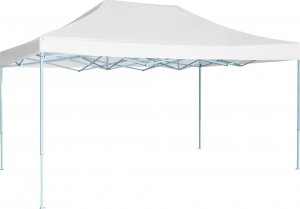 vidaXL Rozkładany namiot imprezowy, 3 x 4,5 m, biały 1