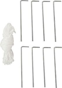 vidaXL Namiot imprezowy z 8 siatkowymi ściankami, 9 x 3 m 5