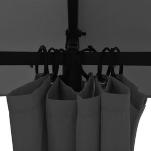 vidaXL Namiot ogrodowy z zasłonami, sześciokątny, 360x265 cm 7