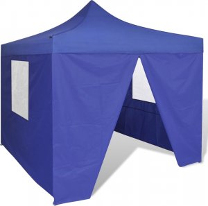 vidaXL Niebieski, składany namiot, 3 x 3 m, z 4 ściankami 1