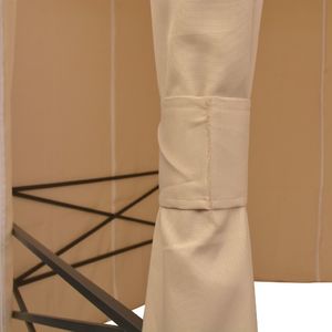 vidaXL Namiot ogrodowy z zasłonami, sześciokątny, 360x265 cm 6