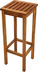 vidaXL Stołki barowe, 2 szt., lite drewno akacjowe 2