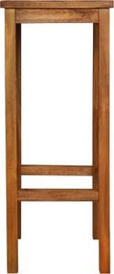 vidaXL Stołki barowe, 2 szt., lite drewno akacjowe 4