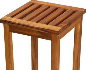 vidaXL Stołki barowe, 2 szt., lite drewno akacjowe 7
