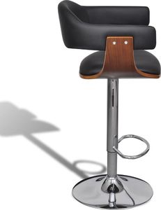 vidaXL Stołki barowe, 2 szt., sztuczna skóra 5