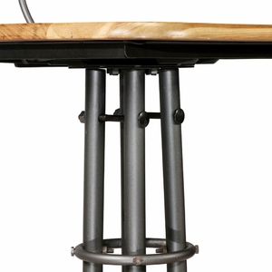 vidaXL Krzesła barowe, 2 szt., lite drewno tekowe z odzysku 7