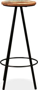 vidaXL Stołki barowe, 4 szt., lite drewno z odzysku 2