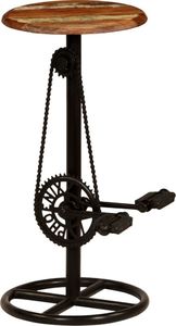 vidaXL Krzesła barowe, 2 szt., lite drewno z odzysku 2