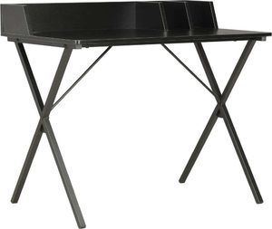 Biurko vidaXL 20276 Czarne 80 cm x 50 cm 1