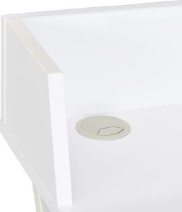 Biurko vidaXL 20275 Białe 80 cm x 50 cm 6