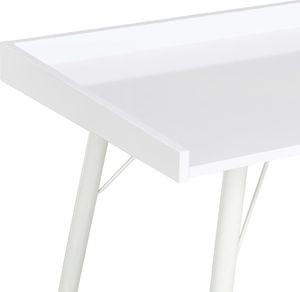 Biurko vidaXL 20269 Białe 90 cm x 50 cm 4
