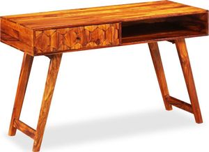 Biurko vidaXL 245145 Brązowe 118 cm x 50 cm 4