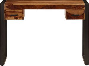 Biurko vidaXL 247401 Brązowe 110 cm x 50 cm 2