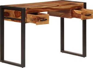 Biurko vidaXL 247401 Brązowe 110 cm x 50 cm 3