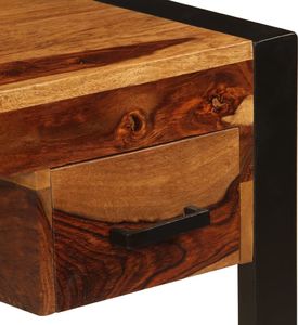 Biurko vidaXL 247401 Brązowe 110 cm x 50 cm 4