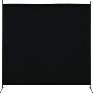 vidaXL Parawan 1-panelowy, czarny, 175 x 180 cm 1