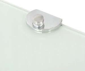 vidaXL Półka narożna 25cm biały (243858) 5