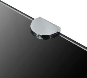 vidaXL Półka narożna 35cm czarny (243856) 4