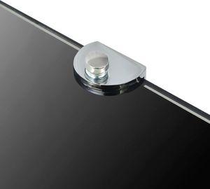 vidaXL Półka narożna 35cm czarny (243856) 5