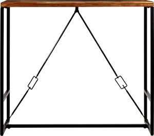 vidaXL Stolik barowy z litego drewna odzyskanego, 120 x 60 x 106 cm 3