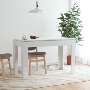 vidaXL Stół na wysoki połysk, biały, 120x60x76 cm, płyta wiórowa 1