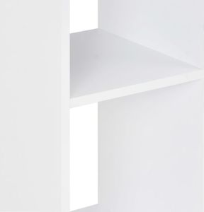 vidaXL Stolik barowy, biały, 60 x 60 x 110 cm 5