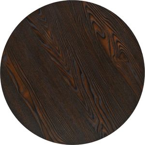 vidaXL Stolik bistro z MDF, stalowa podstawa, 60x75 cm, ciemny jesion 4