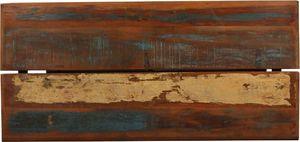 vidaXL Stolik barowy z litego drewna odzyskanego, 150 x 70 x 107 cm 6