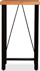 vidaXL Stolik barowy, drewno Sheesham, 60x60x107 cm 3