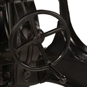 vidaXL Stolik barowy z litego drewna odzyskanego, 75x(76-110) cm 6