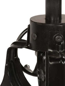 vidaXL Stolik barowy z litego drewna odzyskanego, 75x(76-110) cm 7