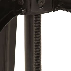 vidaXL Stolik barowy z litego drewna odzyskanego, 75x(76-110) cm 8