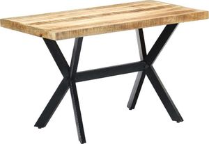 vidaXL Stół jadalniany, 120 x 60 x 75 cm, lite surowe drewno mango 1