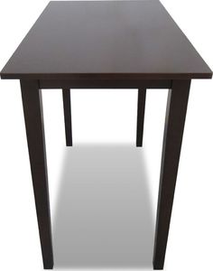 vidaXL Drewniany stolik barowy, brązowy 3