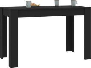 vidaXL Stół jadalniany, czarny, 120x60x76 cm, płyta wiórowa (800433) - 800433 3