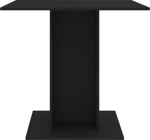 vidaXL Stół jadalniany, czarny, 80 x 80 x 75 cm, płyta wiórowa 4