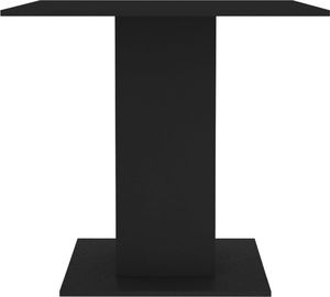 vidaXL Stół jadalniany, czarny, 80 x 80 x 75 cm, płyta wiórowa 5