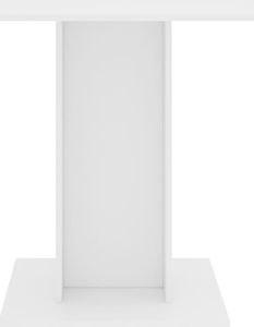 vidaXL Stół jadalniany, biały, 80 x 80 x 75 cm, płyta wiórowa 4