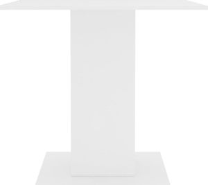 vidaXL Stół jadalniany, biały, 80 x 80 x 75 cm, płyta wiórowa 5