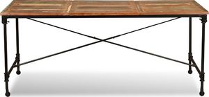 vidaXL Stół jadalniany z litego drewna odzyskanego, 180 cm 7