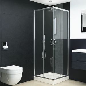 vidaXL Kabina prysznicowa, bezpieczne szkło, 70x70x185 cm 1