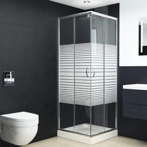 vidaXL Kabina prysznicowa, bezpieczne szkło, 90x80x180 cm 1