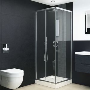 vidaXL Kabina prysznicowa, bezpieczne szkło, 80x80x185 cm 1