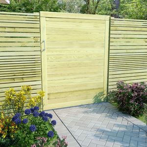 vidaXL Furtka ogrodowa FSC 125x100 cm 3