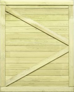 vidaXL Furtka ogrodowa FSC 125x100 cm 5