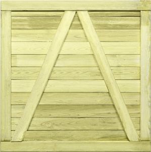 vidaXL Furtka ogrodowa, impregnowane drewno sosnowe FSC, 100 x 100 cm 5