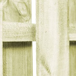 vidaXL Furtka z łukiem, impregnowane drewno sosnowe FSC, 100 x 75 cm 4