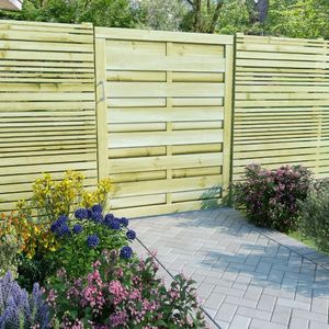vidaXL Furtka ogrodowa, impregnowana sosna FSC, 100x125 cm, zielona 2